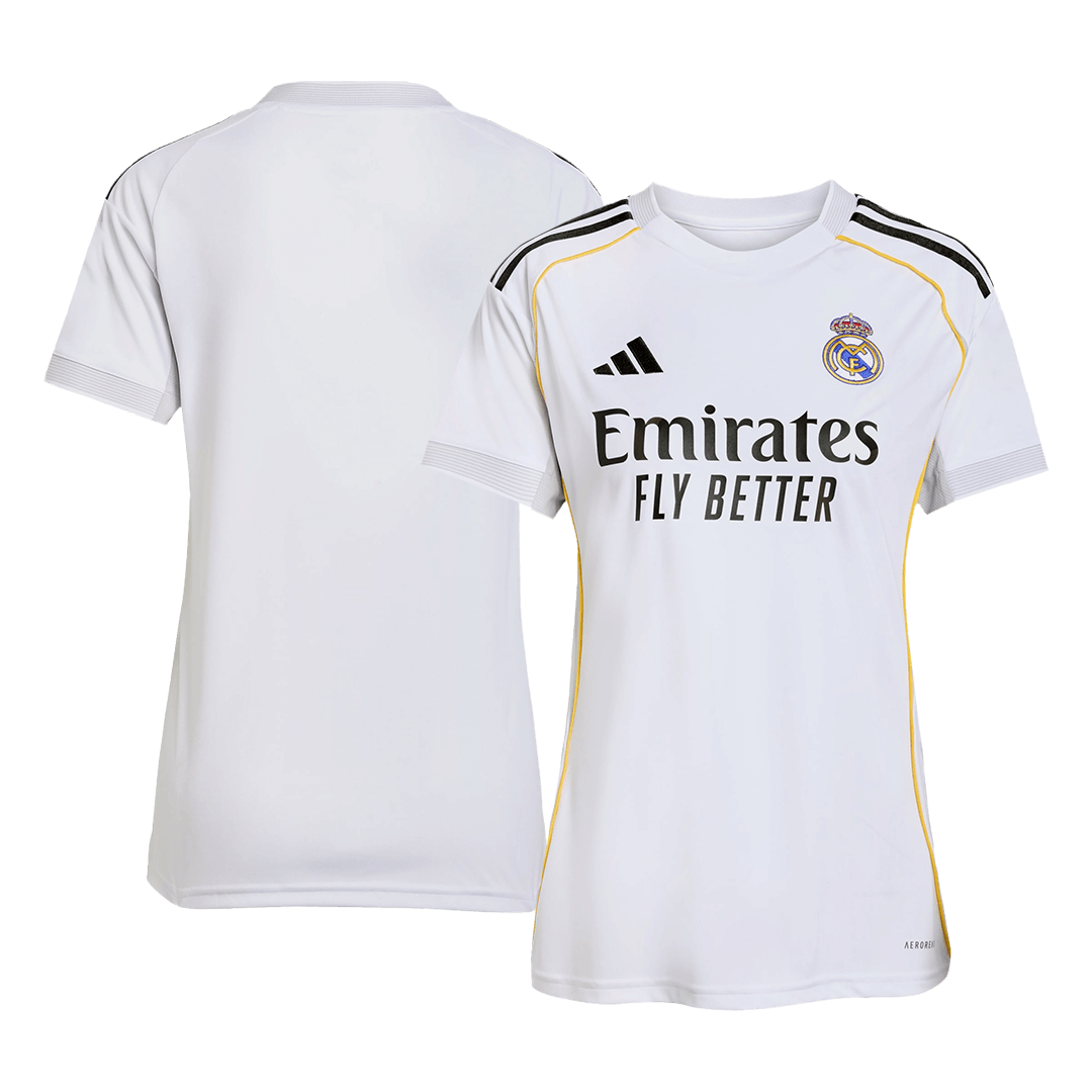 Real Madrid Tröja 2025/26 Hemma Vit Dam-10