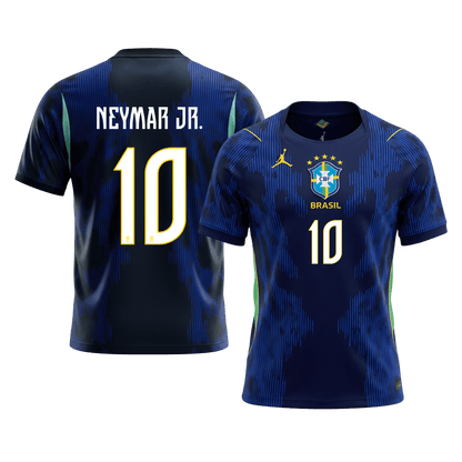Brasilien Tröja NEYMAR JR. #10 2026 Borta Mörkblå