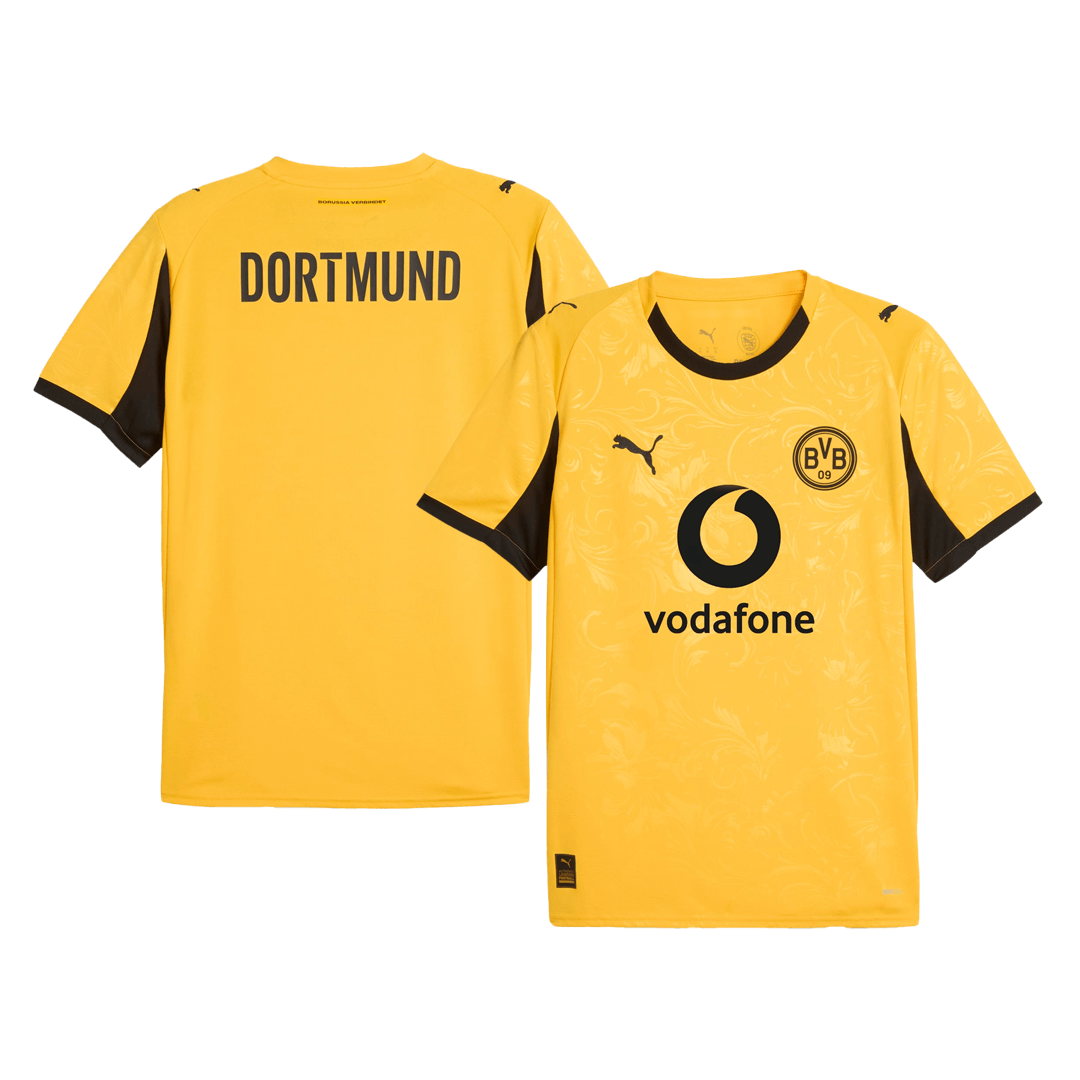 Borussia Dortmund Tröja 2025/26 Hemma Gul-10