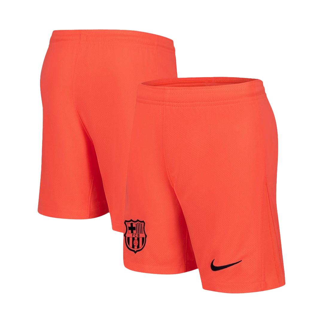 Barcelona Tröja Tredjeställ 2025/26 Orange-2