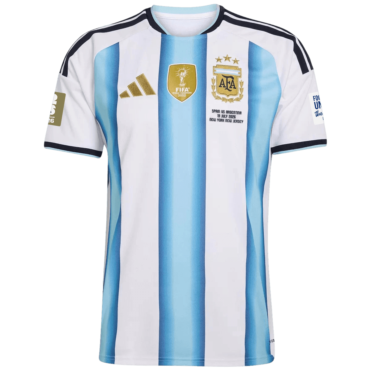 Argentina Tröja 2026 Hemma Autentisk Blå & Vit Final