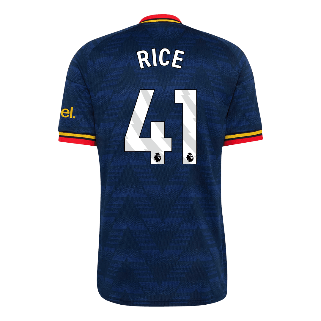 Arsenal Tröja RICE #41 2026/27 Borta Mörkblå-9