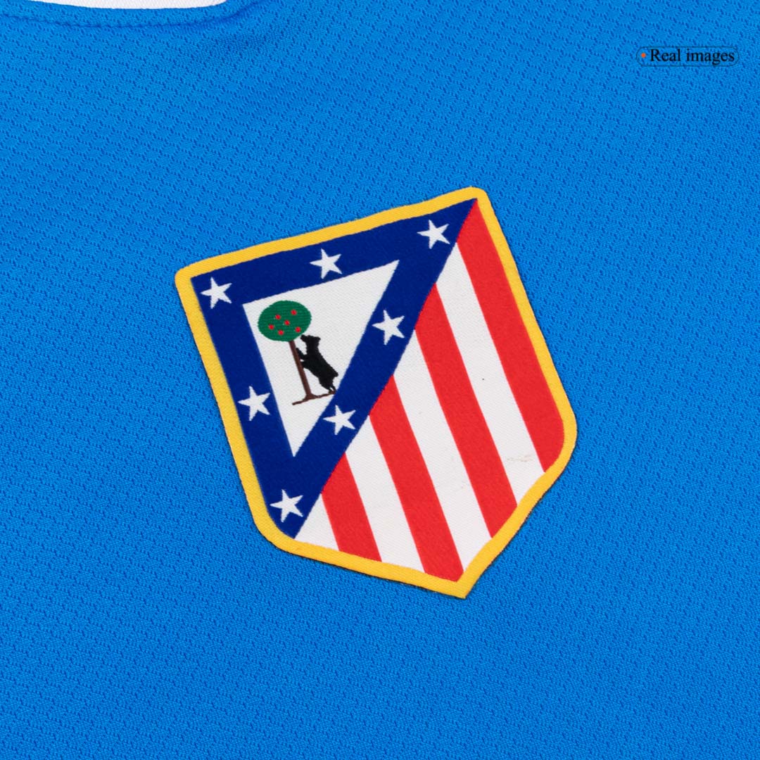 Atletico Madrid Tröja SØRLOTH #9 2025/26 Tredje Blå-7