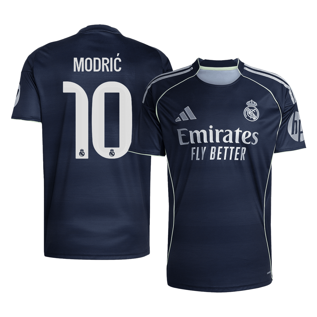 MODRIĆ #10 Real Madrid Tröja 2025/26 Borta Premium Mörkblå