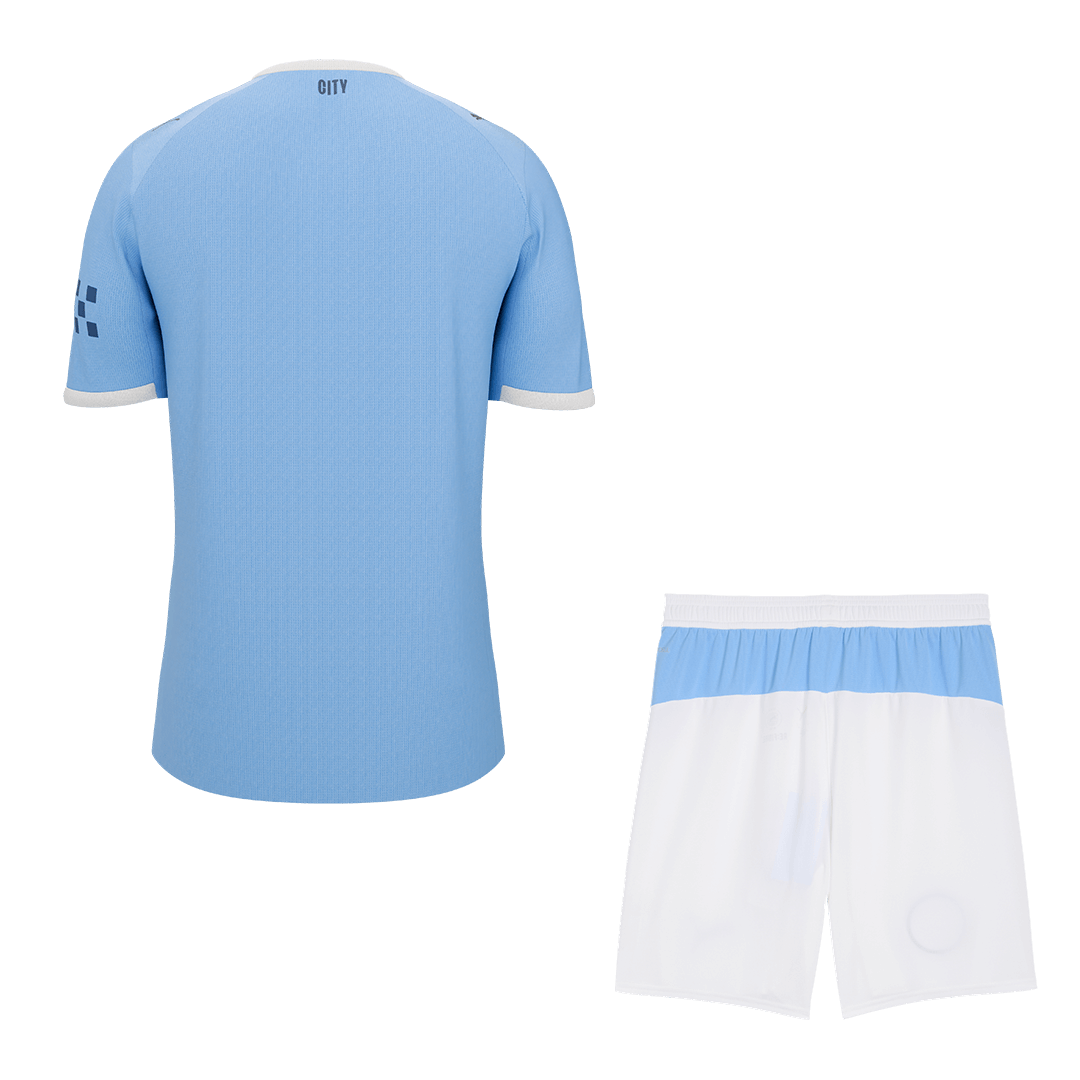 Manchester City Tröja Hemmaställ 2025/26 Blå-11