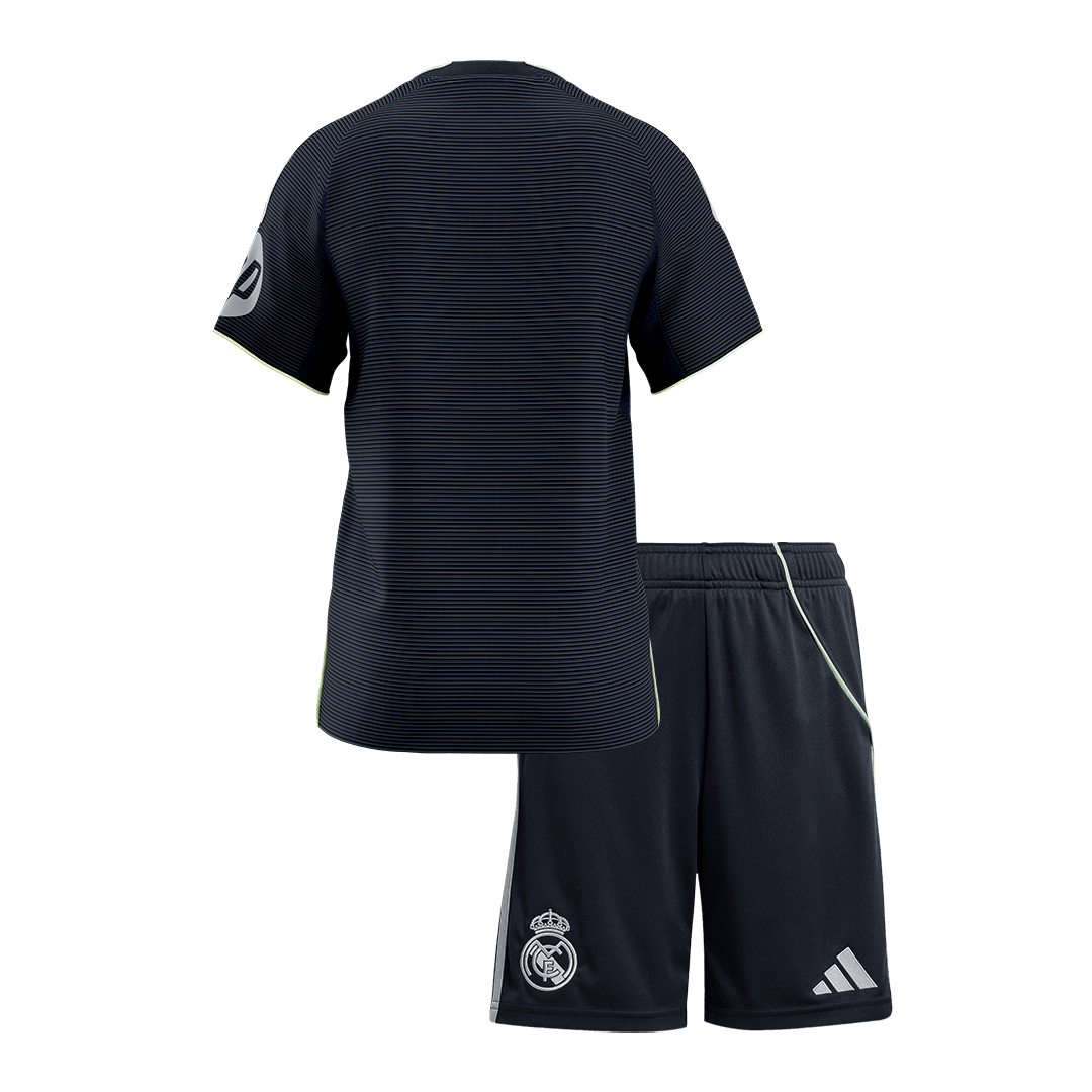 Real Madrid Tröja 2025/26 Borta Mörkblå Barn Premium-12