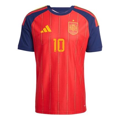 Spanien Tröja OLMO #10 2026 Hemma Autentisk Röd-2
