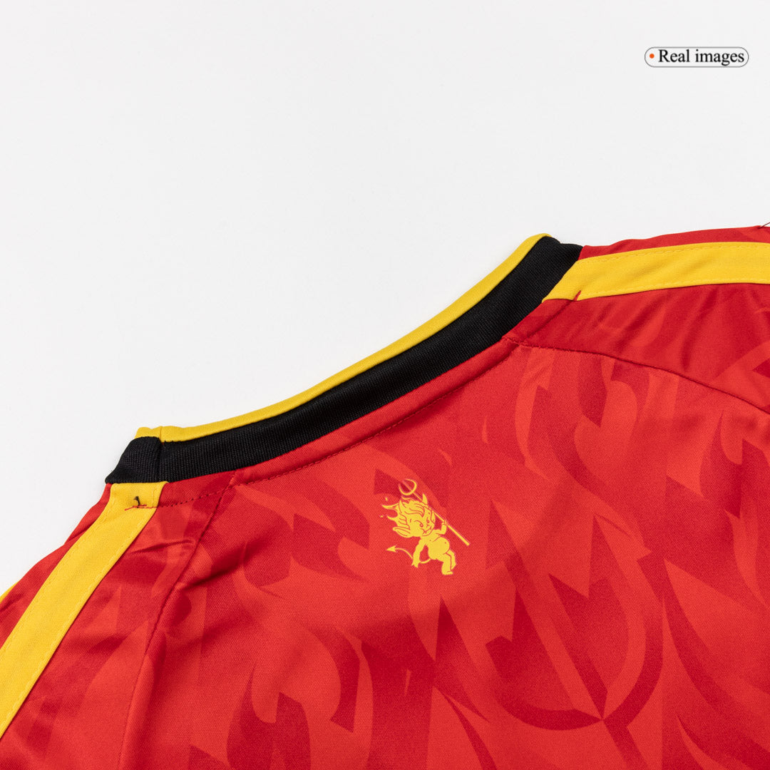 Belgien Tröja 2026 Hemma Röd Barn