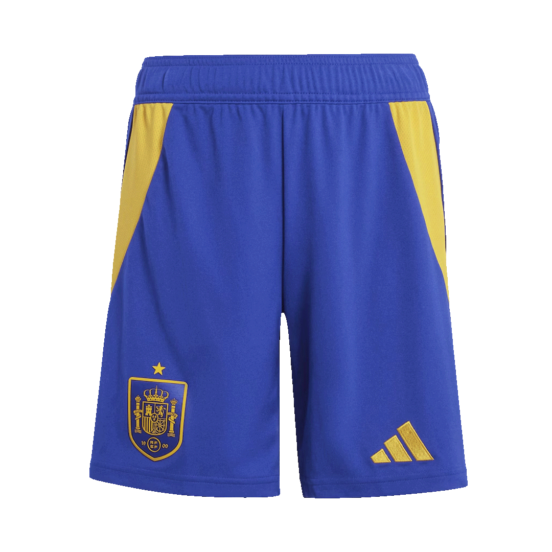 Spanien Shorts Euro 2024 Hemma Blå