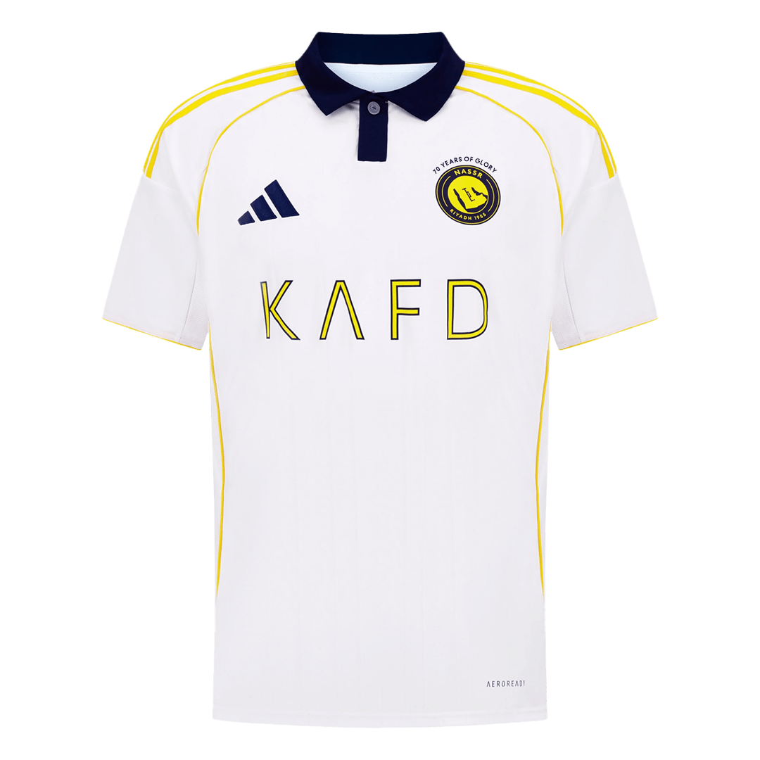 Al Nassr Tröja RONALDO #7 2025/26 Tredje Vit-10