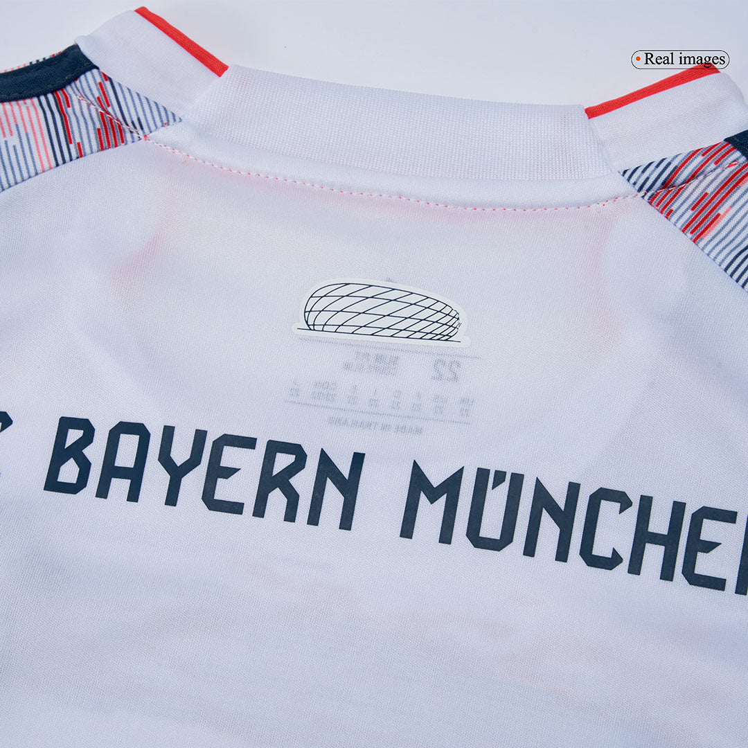 Bayern Munich Tröja 2025/26 Borta Vit Barn-5
