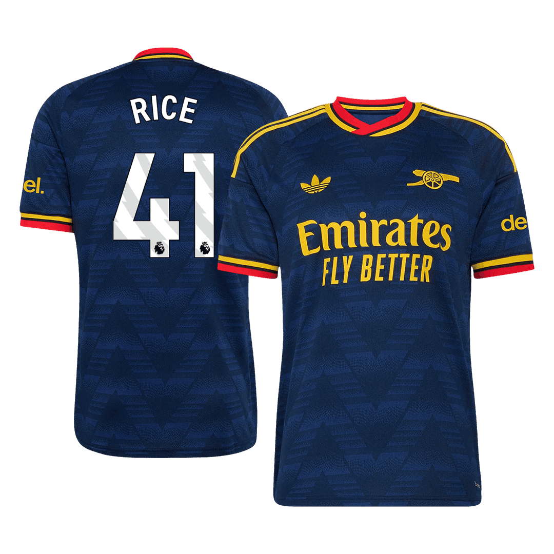 Arsenal Tröja RICE #41 2026/27 Borta Mörkblå