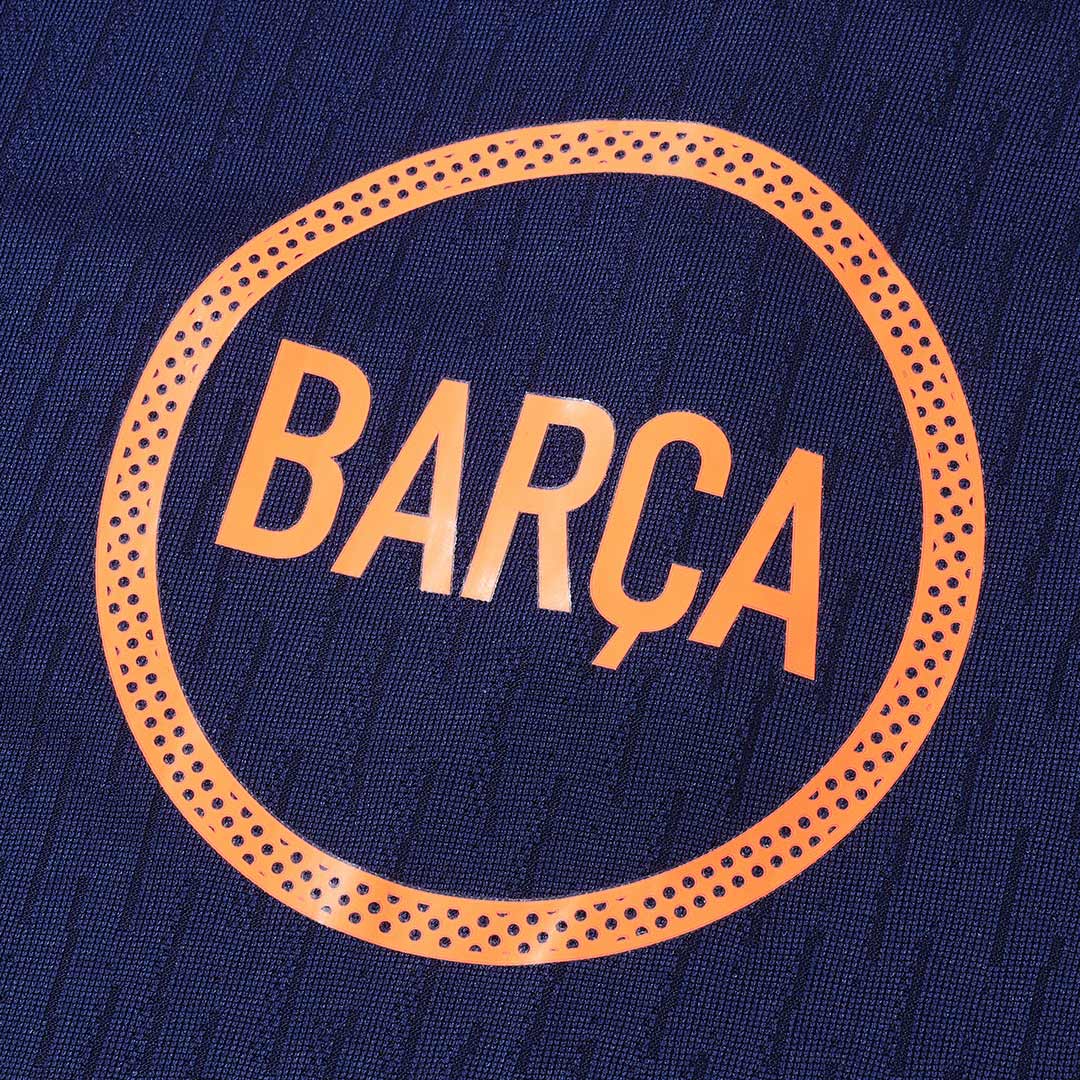 Barcelona Träningsställ 2025/26 Barn Svart och orange