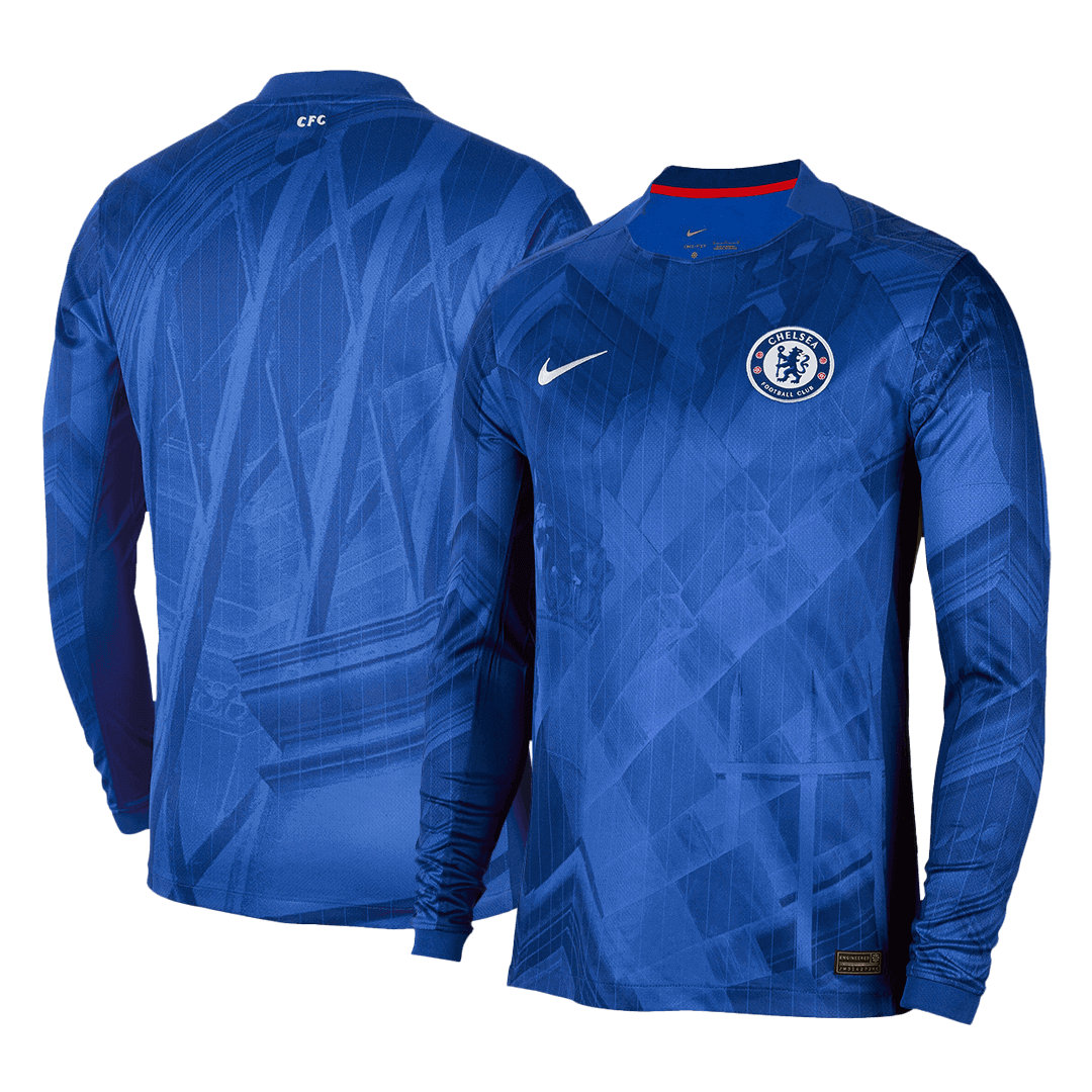 Chelsea Tröja 2025/26 Hemma Långärmad Blå
