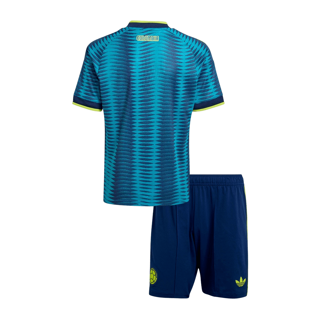 Colombia Tröja 2026 Borta Blå Barn-8