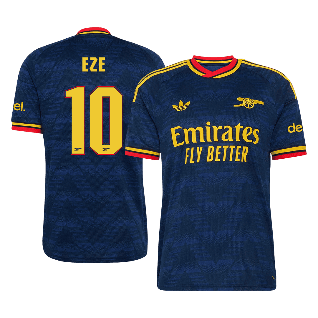 Arsenal Tröja EZE #10 2026/27 Borta Mörkblå - UCL