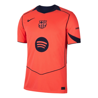 Barcelona Tröja LAMINE YAMAL #10 2025/26 Tredje Orange - UCL-12