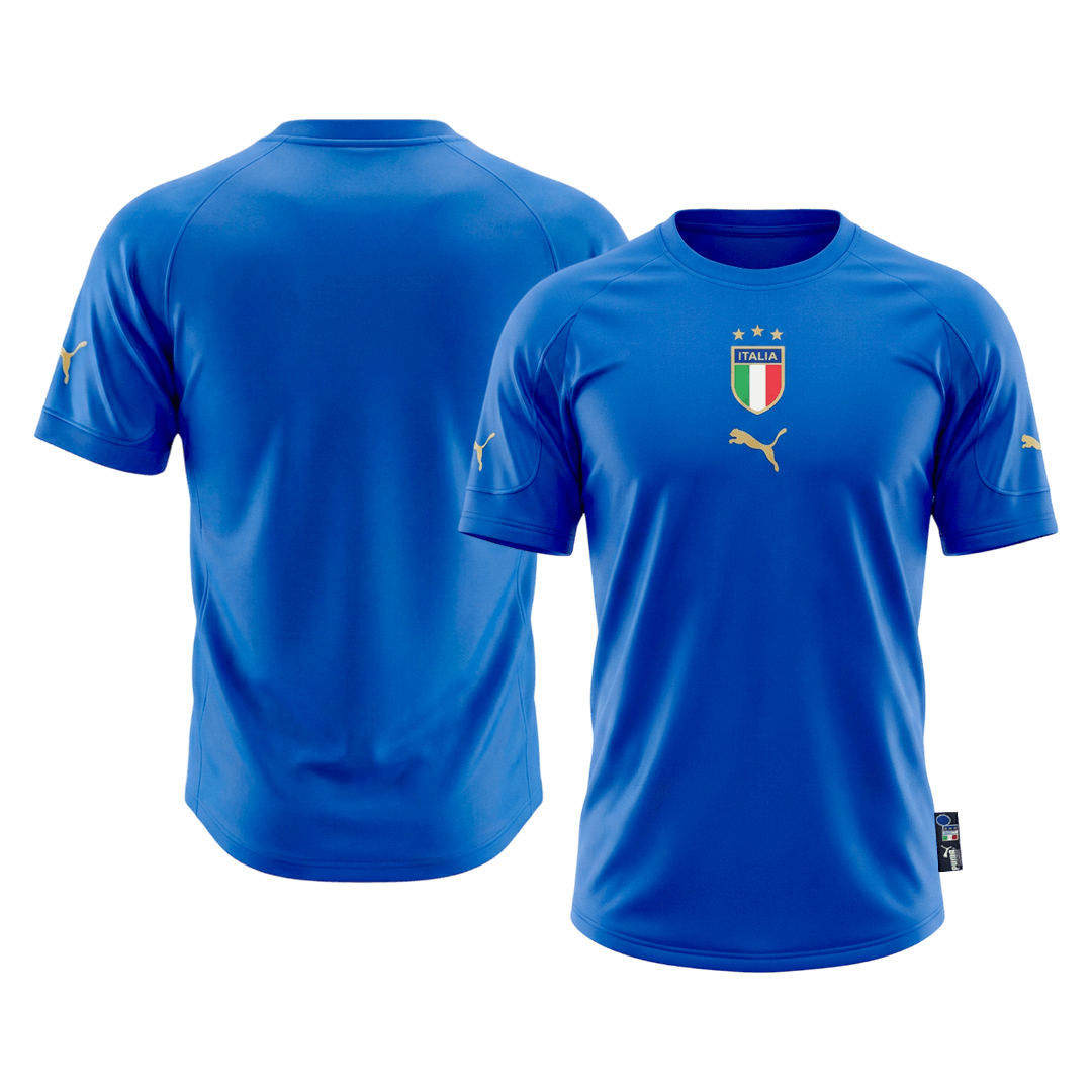 Italien Hemmatröja 2004 Retro Tröja
 Blå