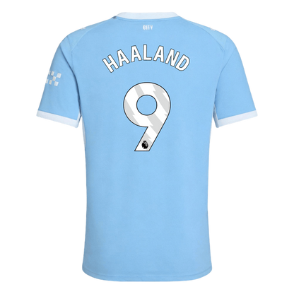 Manchester City Tröja HAALAND #9 2026/27 Hemma Autentisk Blå-3