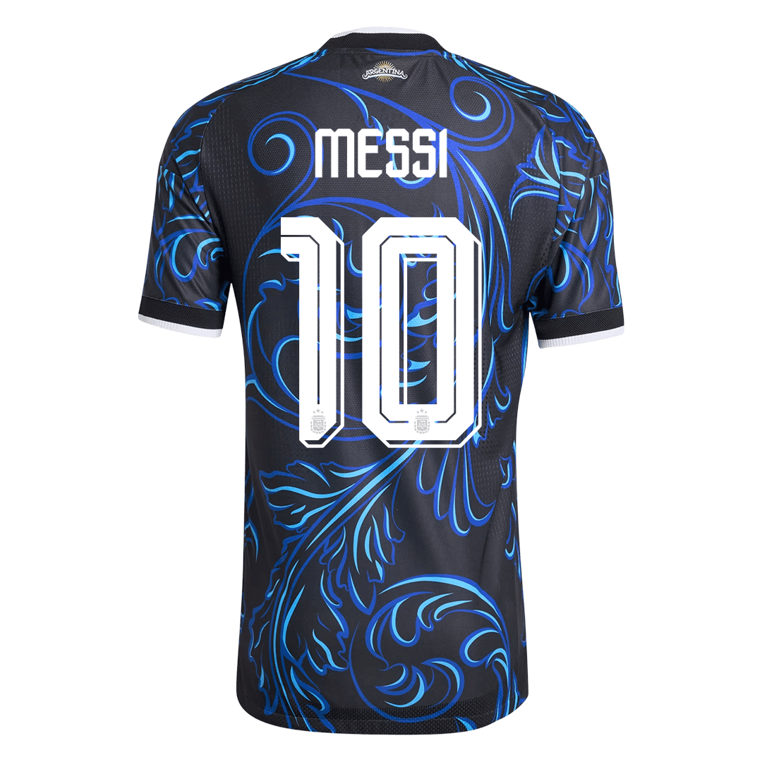 Argentina Tröja MESSI #10 2026 Borta Autentisk Svart-9