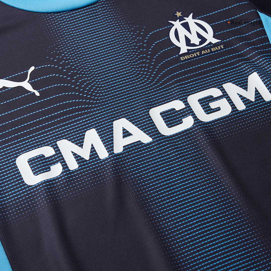 Marseille Tröja RABIOT #25 2025/26 Borta Mörkblå