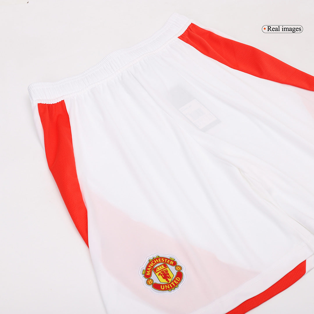 Manchester United Shorts 2024/25 Hemma Vit