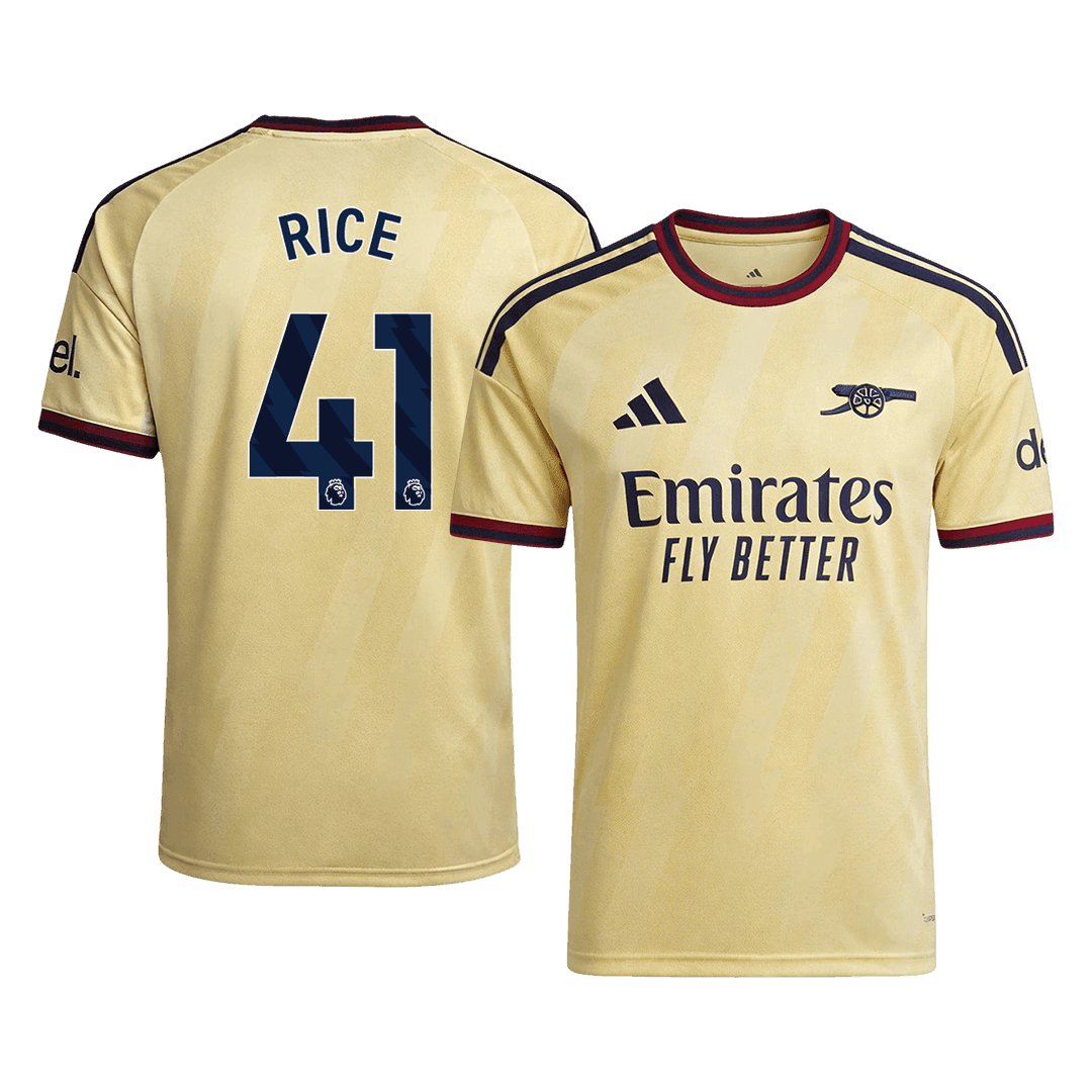 Arsenal Tröja RICE #41 2026/27 Tredje Gul