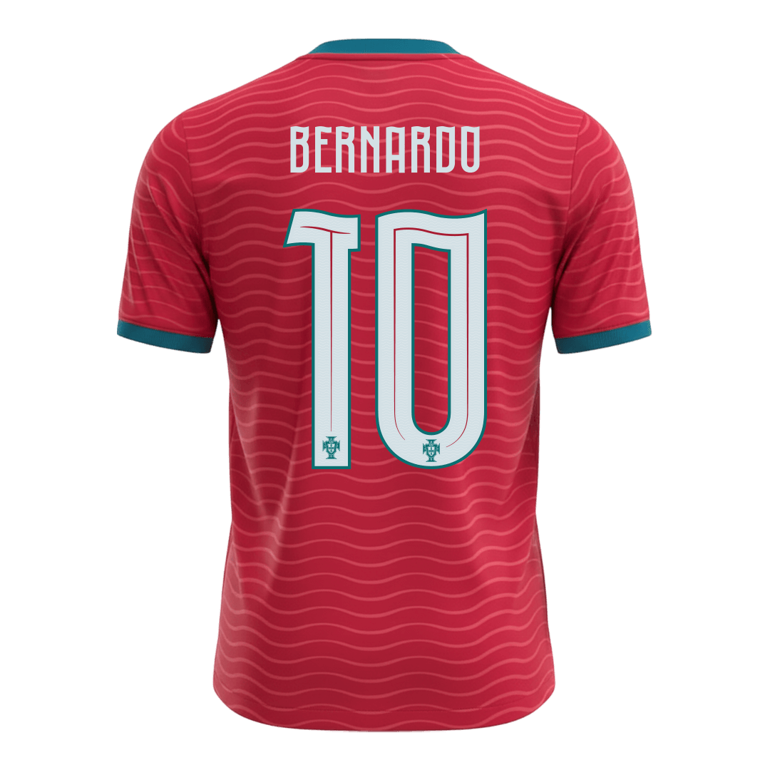 BERNARDO #10 Portugal Tröja 2026 Hemma Premium Röd-8