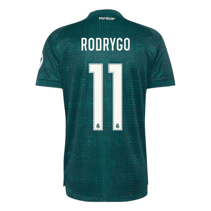 Real Madrid Tröja RODRYGO #11 2026/27 Borta Autentisk Grön-3