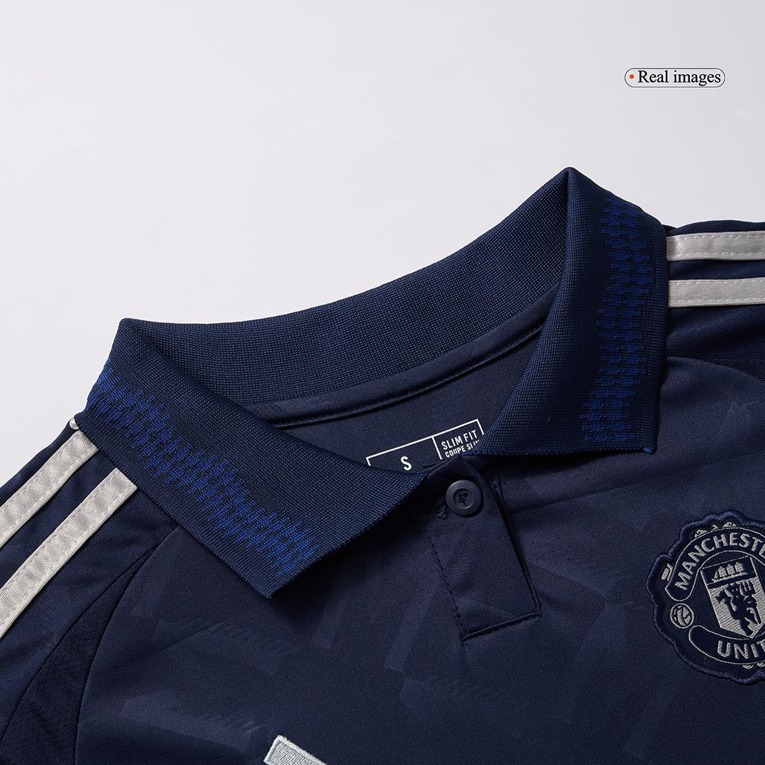 Manchester United Tröja 2024/25 Borta Mörkblå Dam