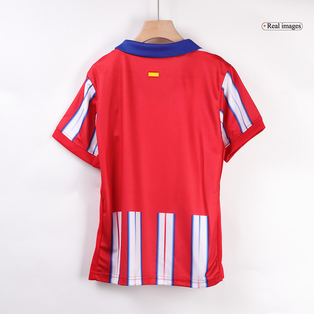 Atletico Madrid Tröja 2024/25 Hemma Röd & Vit Barn-16