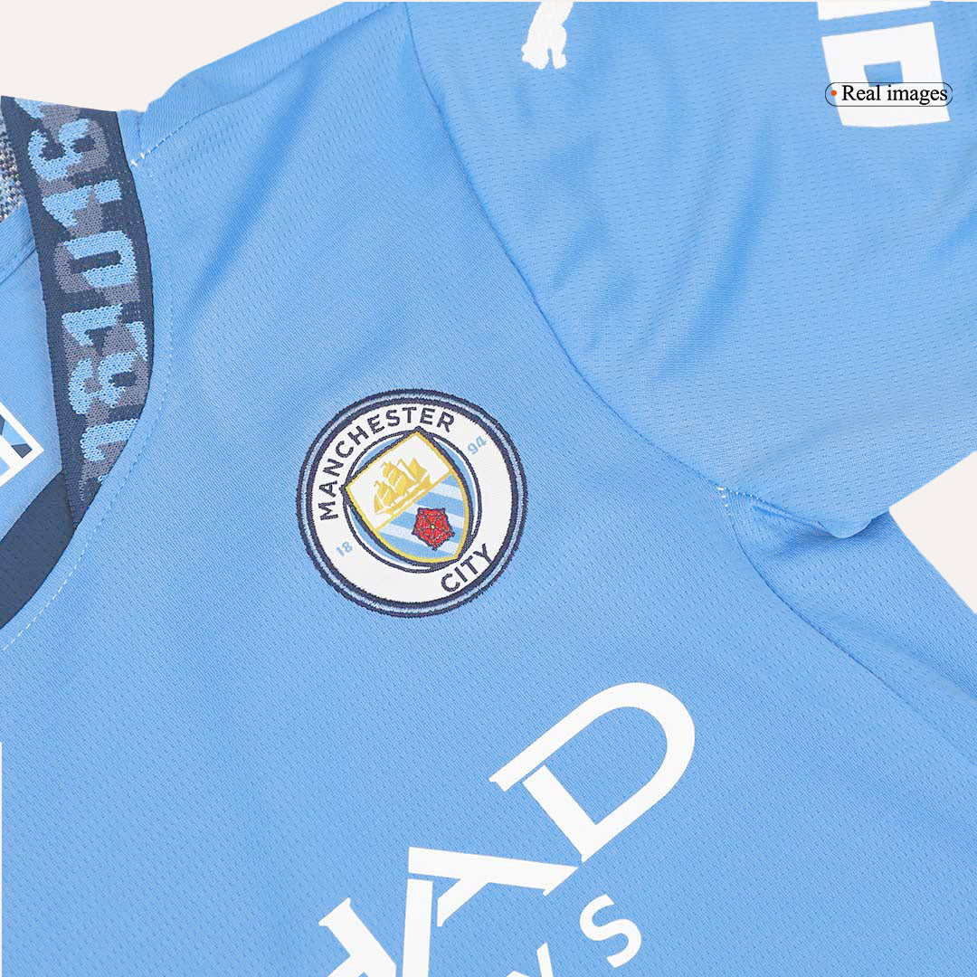 Manchester City Tröja 2024/25 Hemma Blå Barn