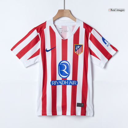 Atletico Madrid Tröja 2025/26 Hemma Röd & Vit Barn-15