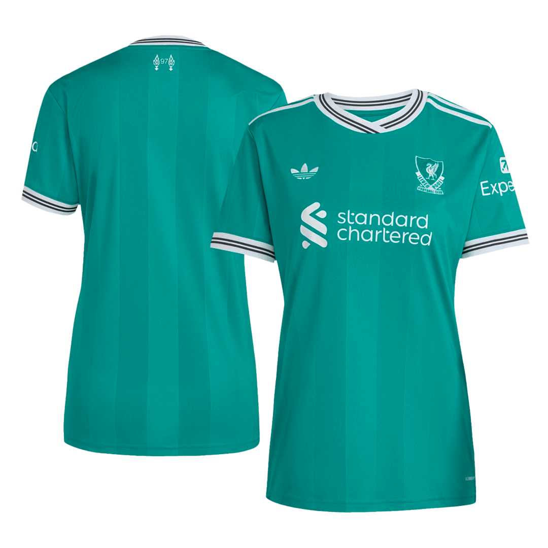 Liverpool Tröja 2025/26 Tredje Grön Dam-10