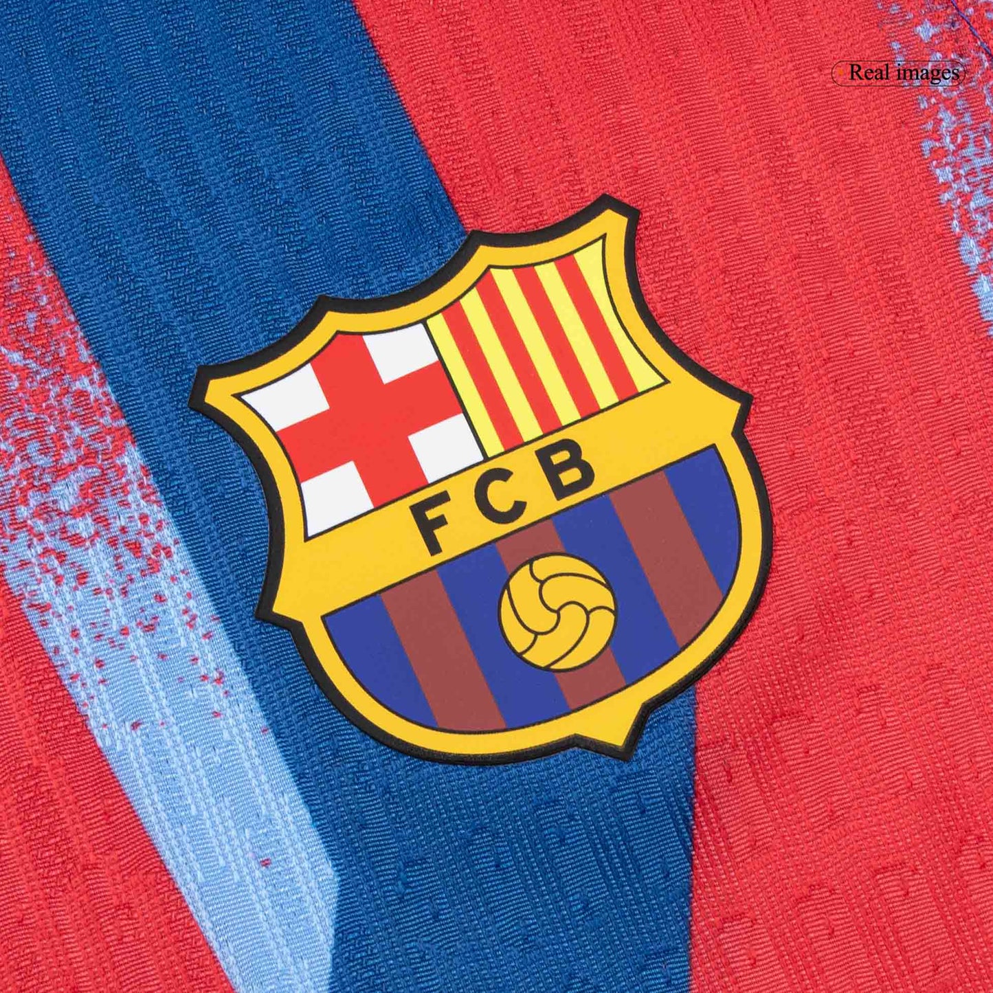 Barcelona Tröja 2025/26 Fourth Away Autentisk Röd & Blå