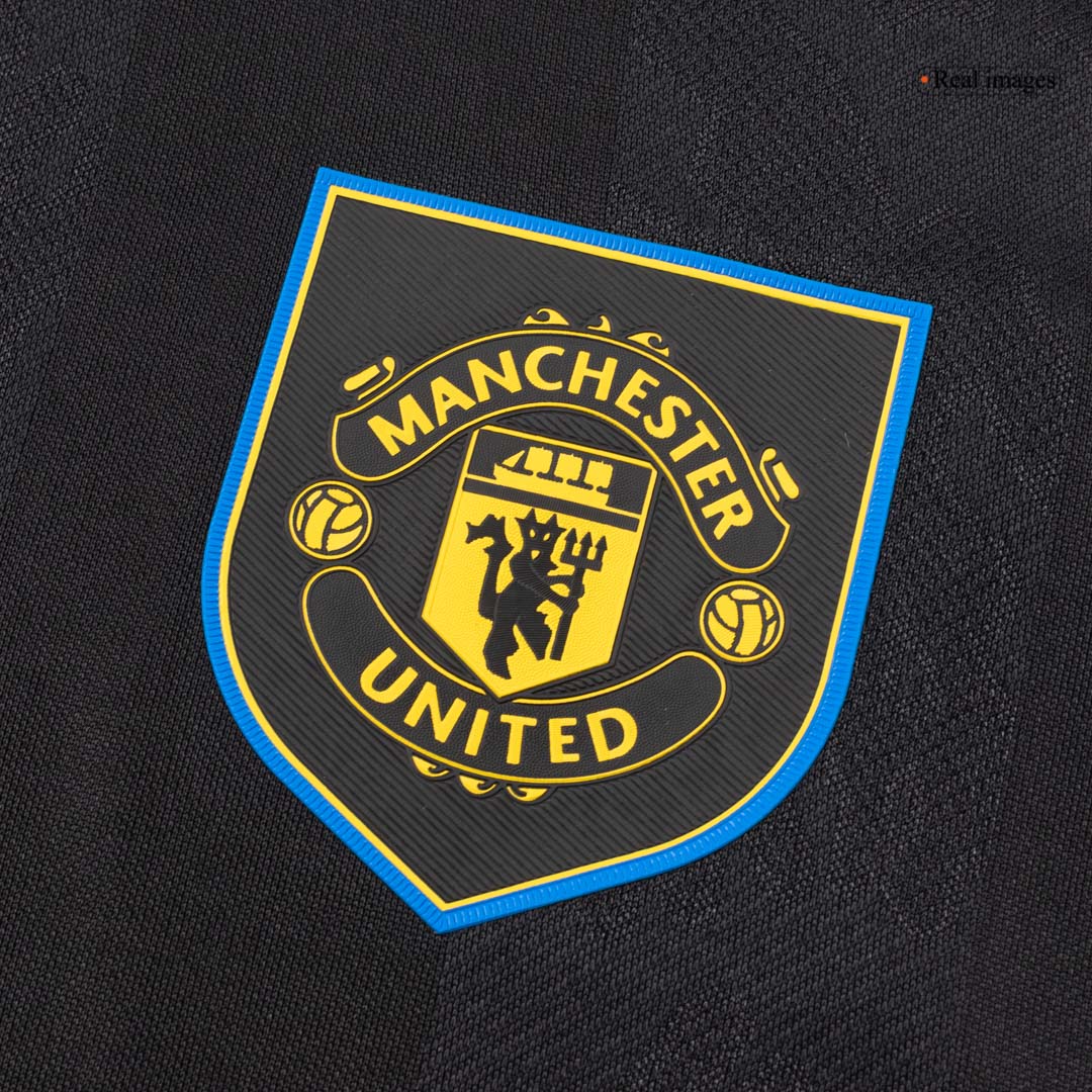 Manchester United Tröja MOUNT #7 2025/26 Tredje Svart-8