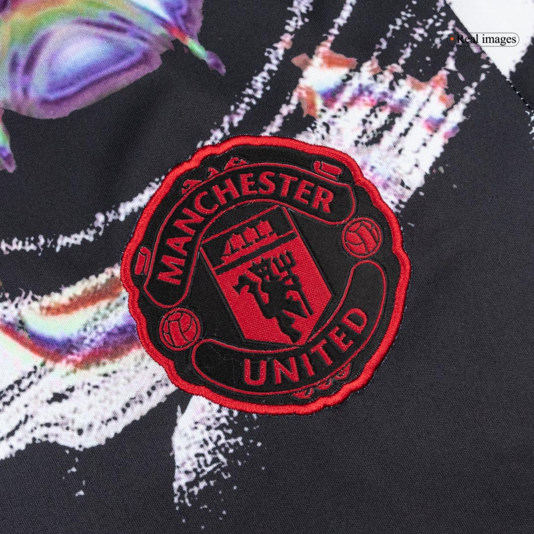 Manchester United Tröja 2025/26 Före match Svart