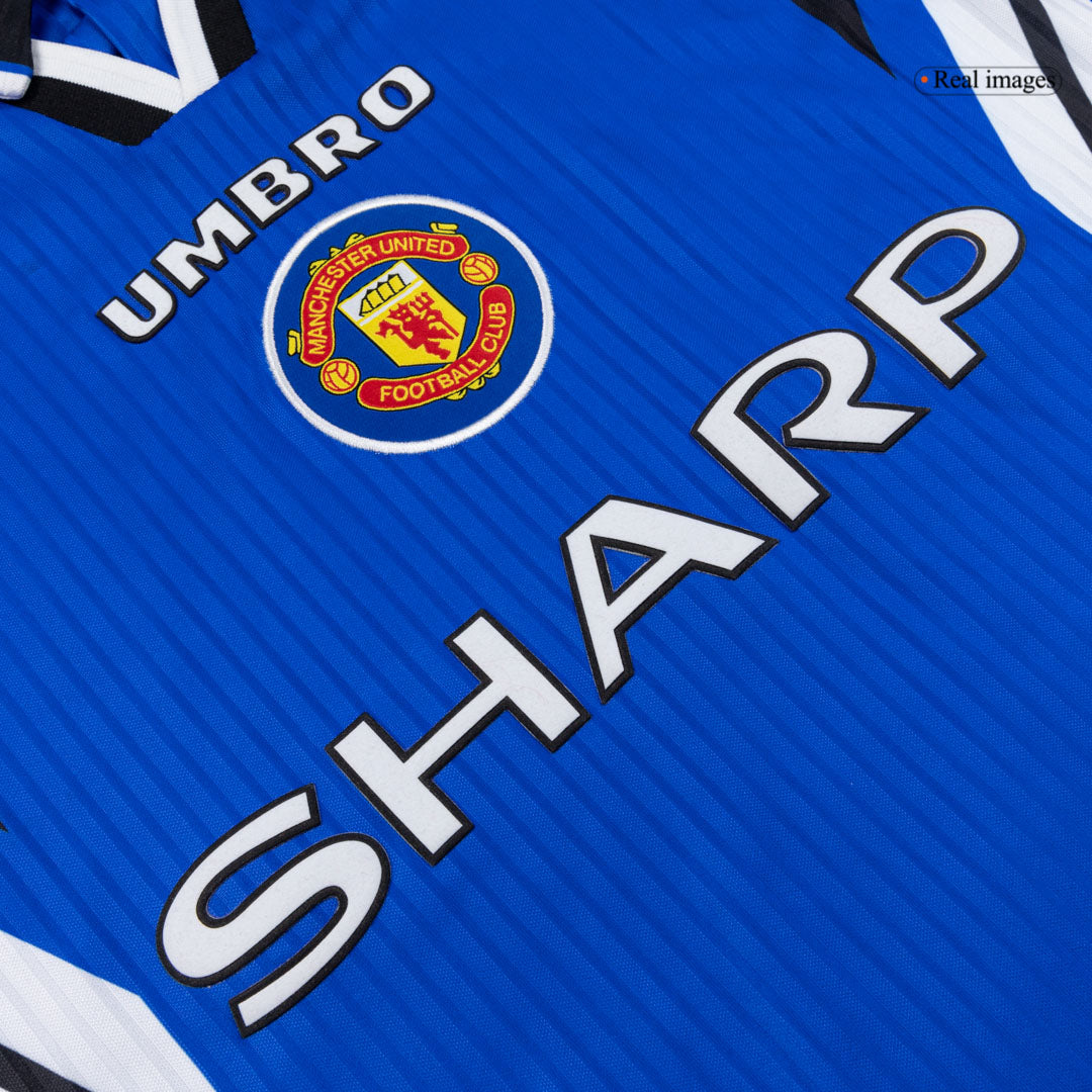 Manchester United Tredjetröja 1996/97 Retro Tröja
 Blå-4