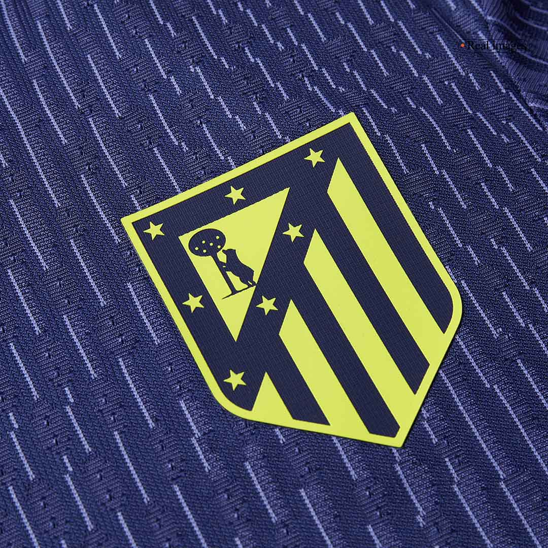 Atletico Madrid Tröja 2025/26 Borta Autentisk Mörkblå