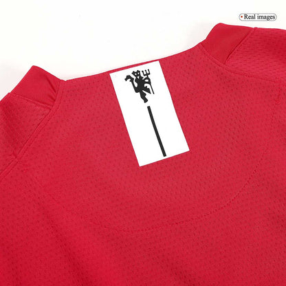 SCHOLES #18 Manchester United Hemmatröja 2007/08 Retro Tröja
 Röd - UCL Final-2