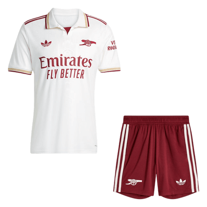 Arsenal Tröja Tredjeställ 2025/26 Vit