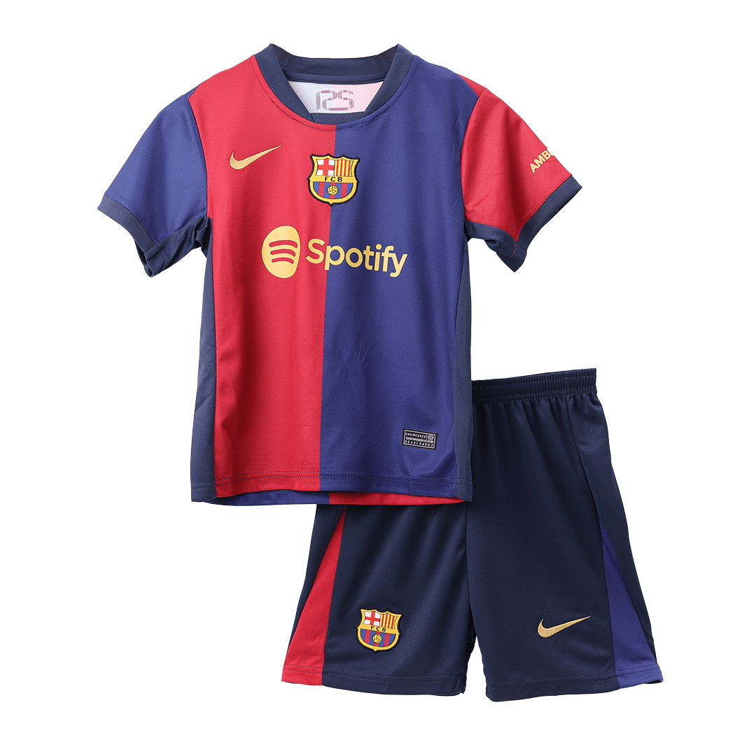 Barcelona Tröja 2024/25 Hemma Röd & Blå Barn