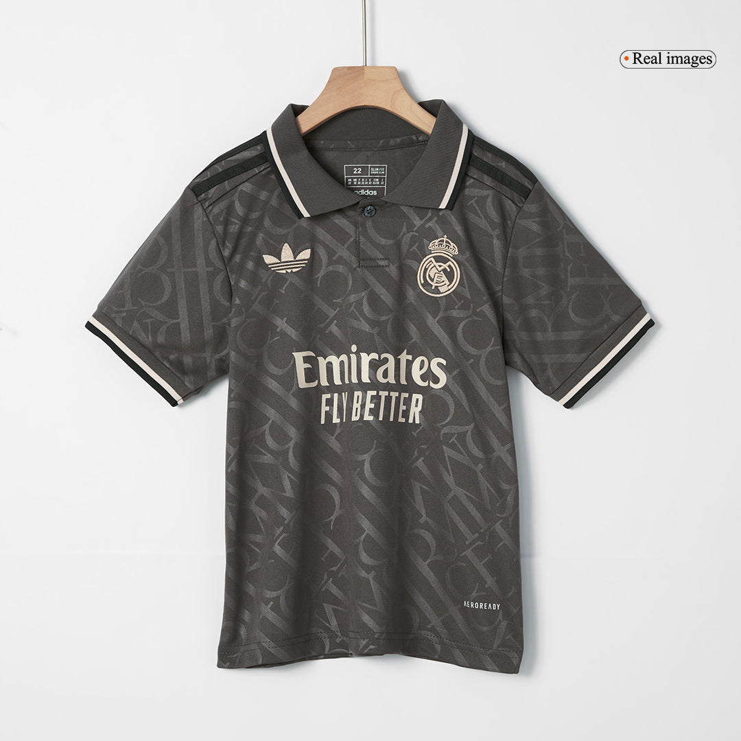 Real Madrid Tröja 2024/25 Tredje Grå Barn-16