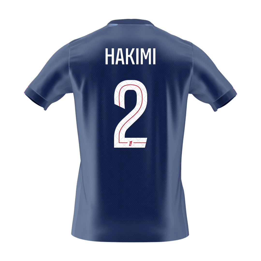 HAKIMI #2 PSG Tröja 2025/26 Hemma Premium Mörkblå