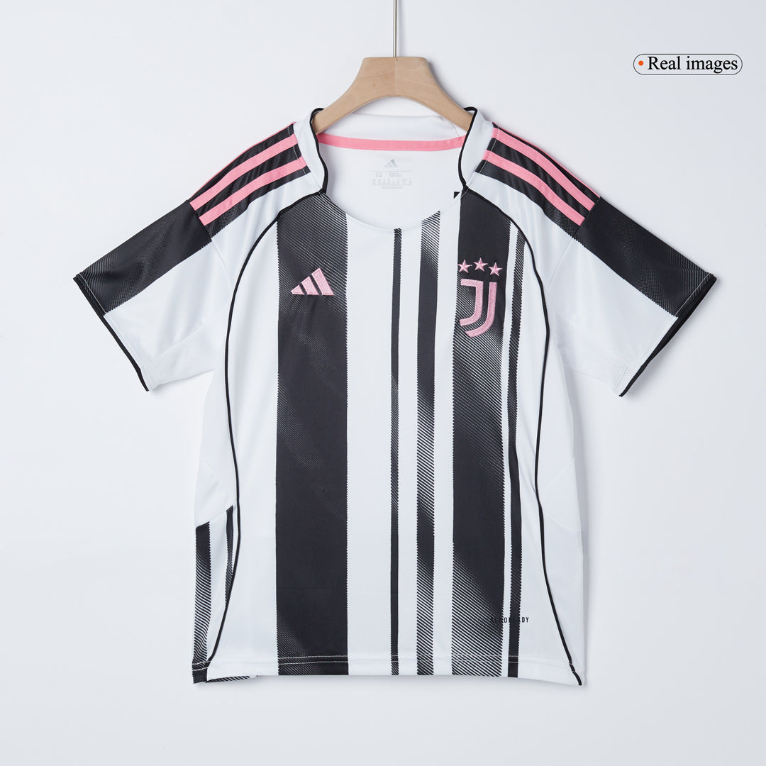Juventus Tröja 2025/26 Hemma Svart & Vitt Barn