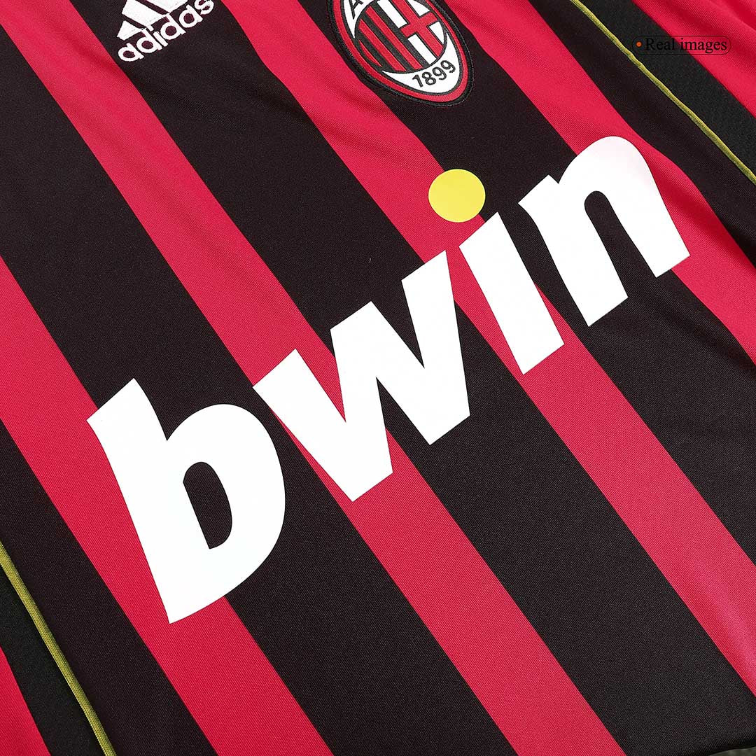 MALDINI #3 AC Milan Hemmatröja 2006/07 Retro Tröja
 Röd & Svart