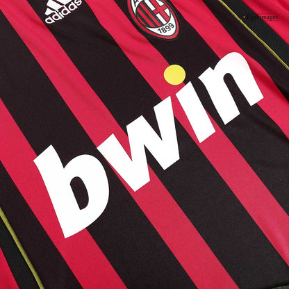 MALDINI #3 AC Milan Hemmatröja 2006/07 Retro Tröja
 Röd & Svart-8