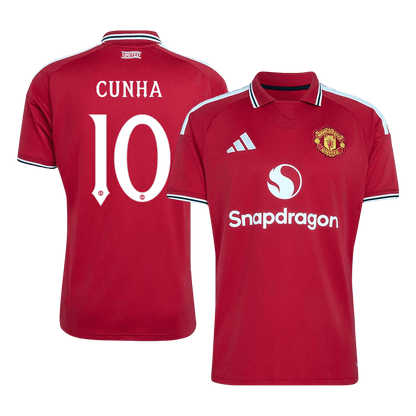Manchester United Tröja CUNHA #10 2026/27 Hemma Röd - UCL