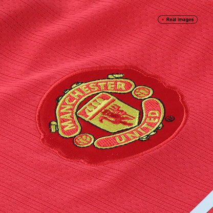 RONALDO #7 Manchester United Hemmatröja 2007/08 Retro Tröja
 Röd-2