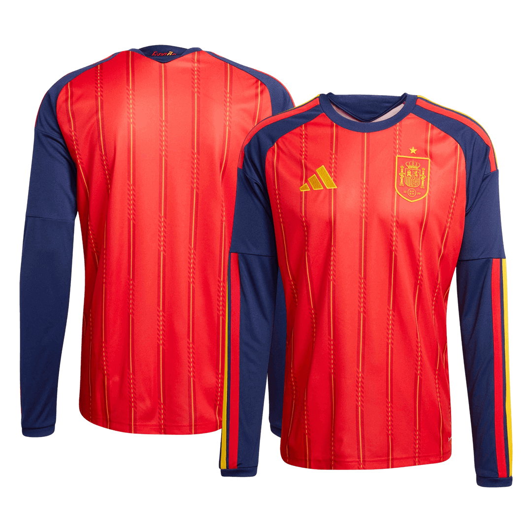 Spanien Tröja 2026 Hemma Långärmad Röd